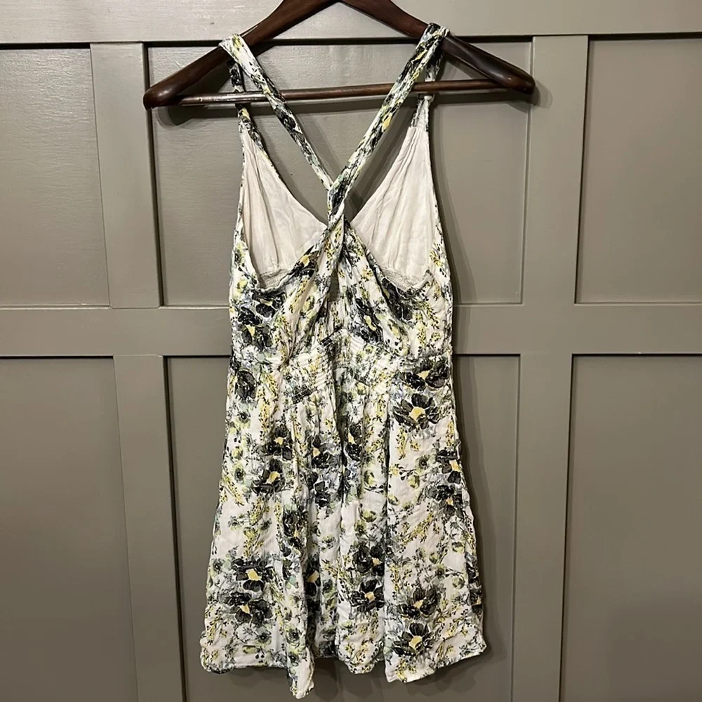FREE People Washed Ashore Floral Printed Mini Dress Size Small